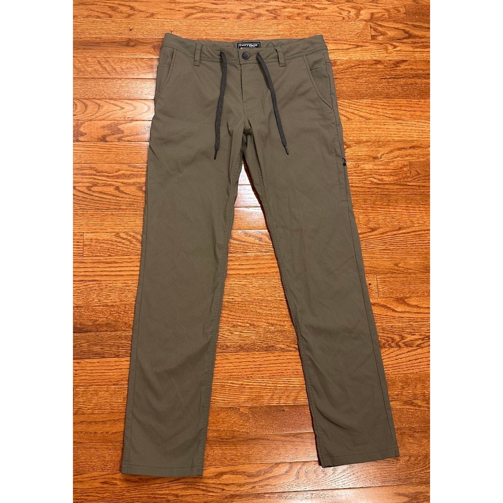 686 Everywhere Pants Slim Fit Mens 32×32 Olive Green Technical Hiking Outdoor