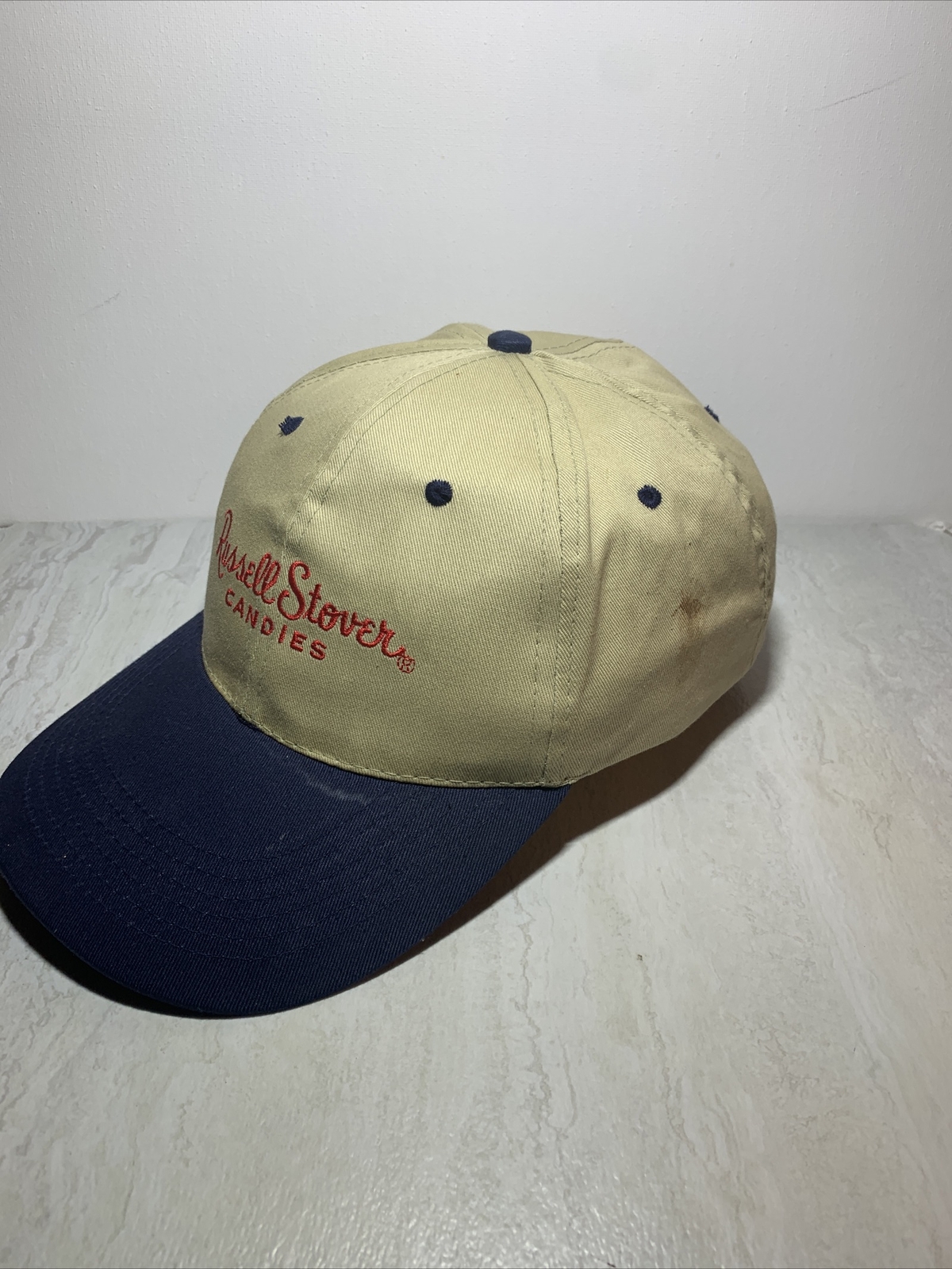 Russell Stover Candies 2 Tone Strapback Hat. OSFM