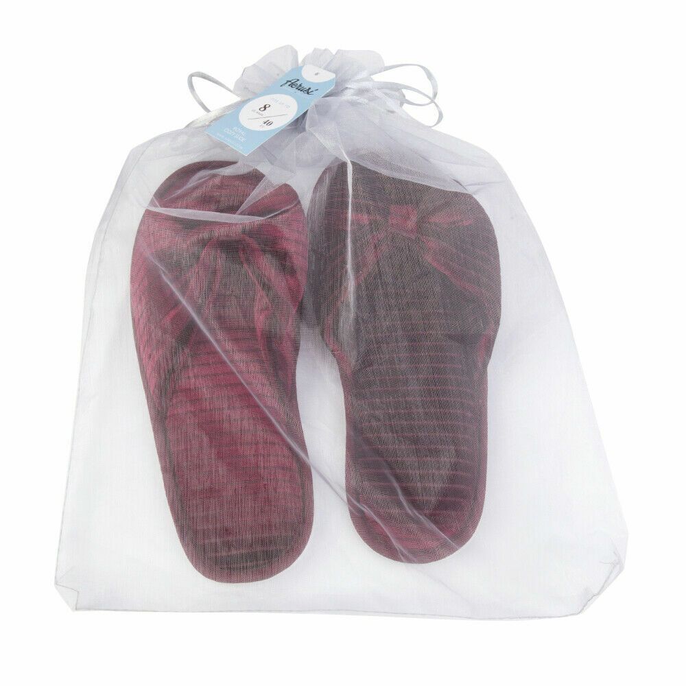 Slip-on Open Toe Velet Slippers Memory Foam Sole Women Fashion Spa House Shoes