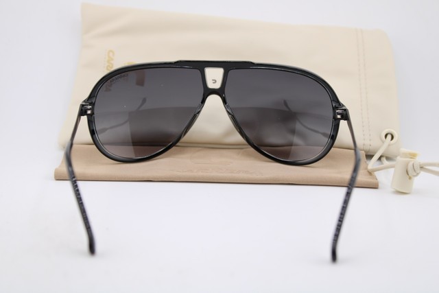 NEW CARRERA 1050/S 80S9O BLACK GREY GUNMETAL AUTHENTIC SUNGLASSES 63-10