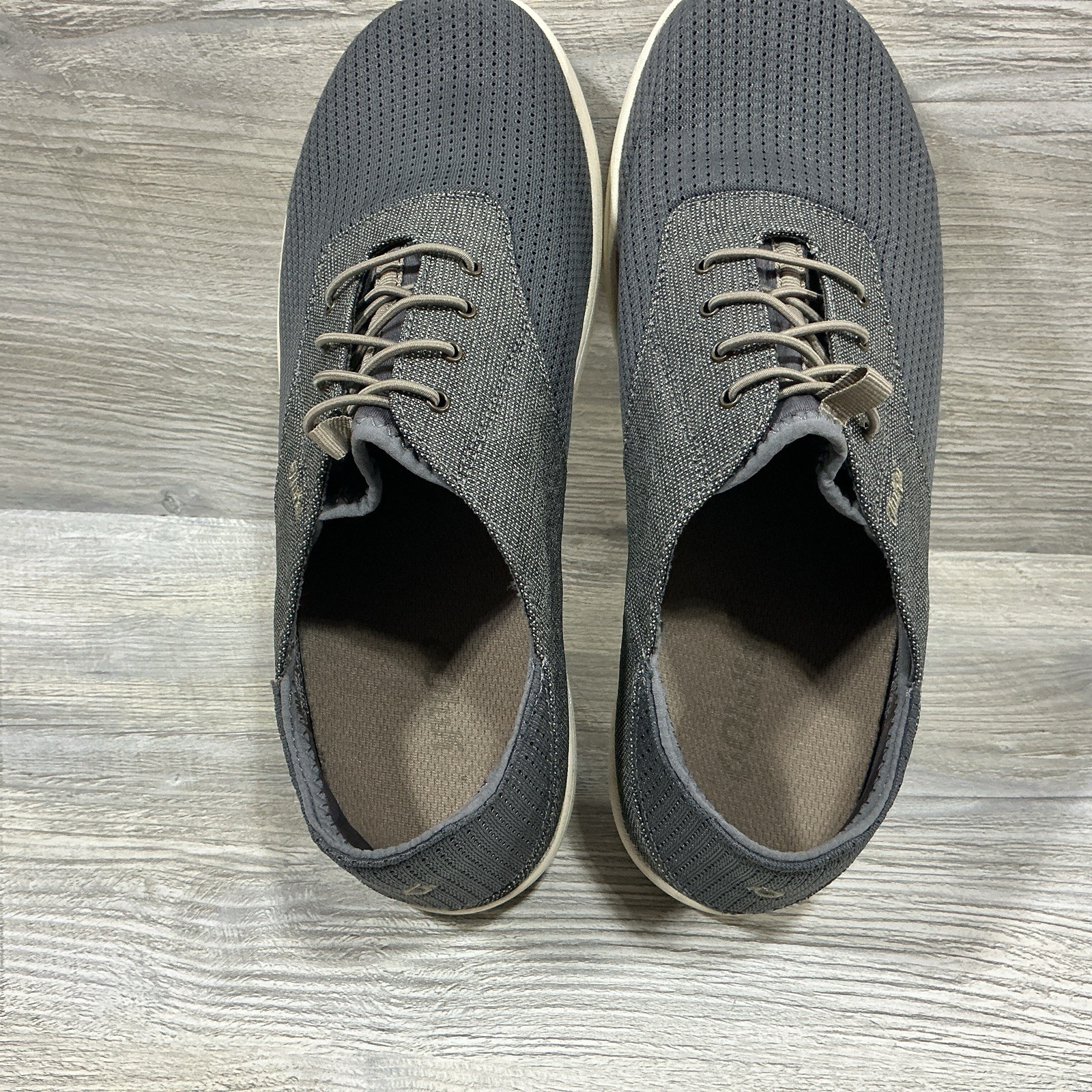OLUKAI Nohea Moku Gunmetal Gray Casual Shoes Mens Size US 10.5 EUR 43.5