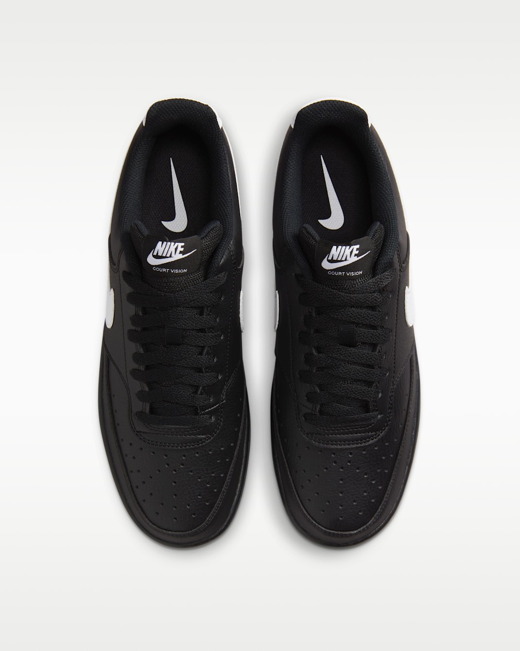 Nike Men’s COURT VISION LOW Black White FZ0630-010 Athletic Sneaker Shoes