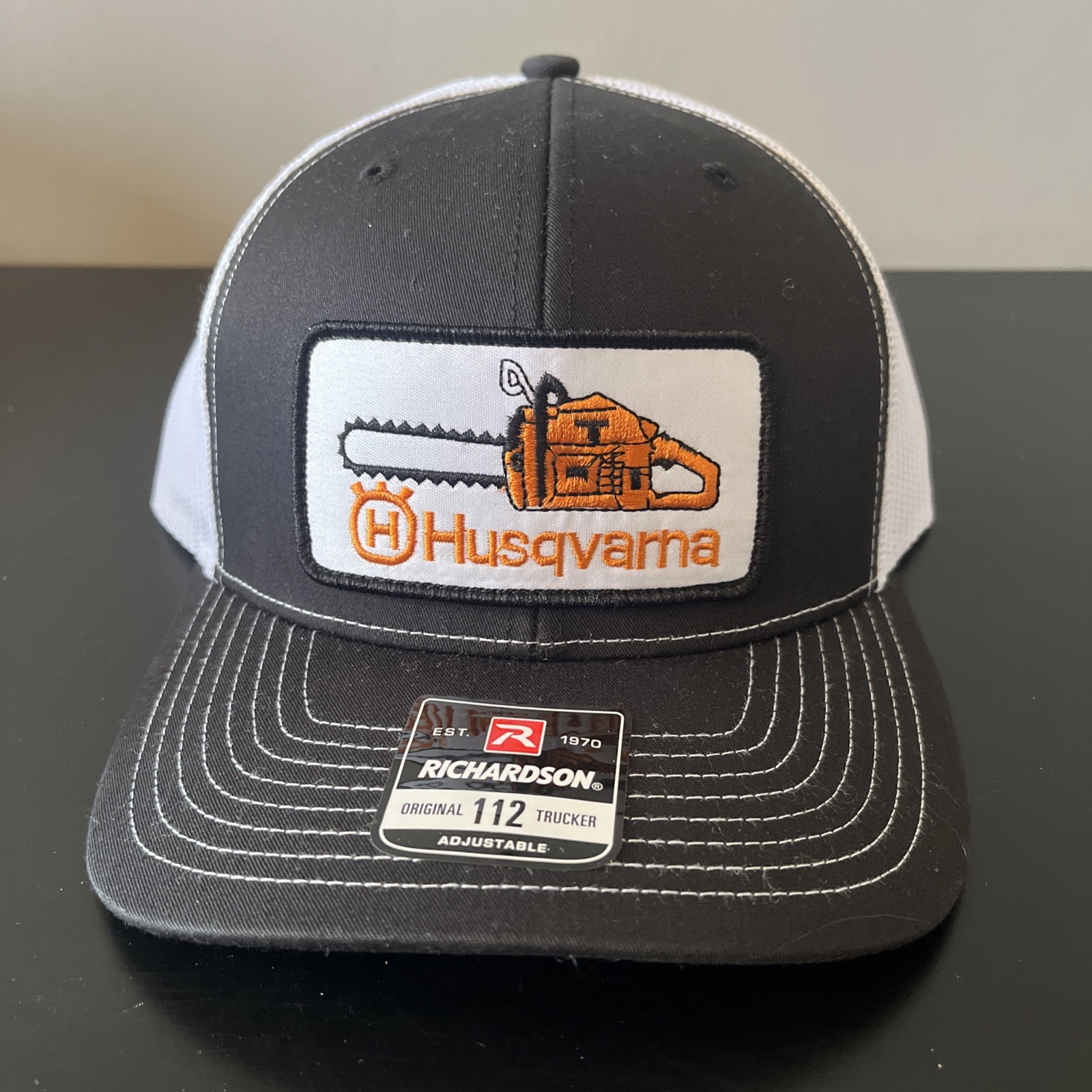 Husqvarna Chainsaw Lawn Equipment Trucker Hat Richardson 112 Cap
