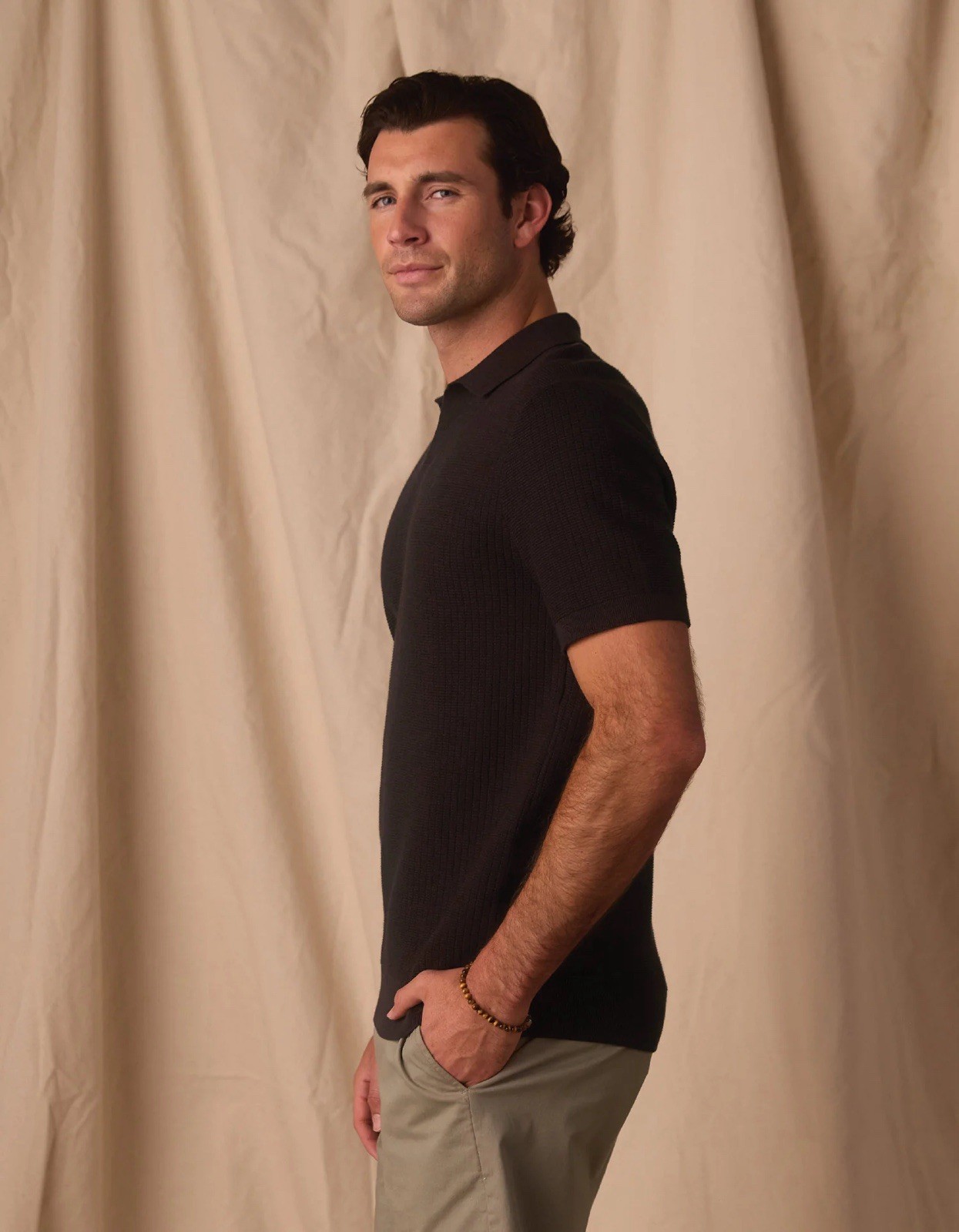 Normal Brand Breezeknit Polo Dark Brown Men’s Size Large