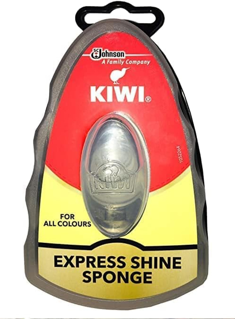 Kiwi Express Shoe Shine Sponge, Black and Neutral 0.2 Fl Oz (Black & Neutral (1