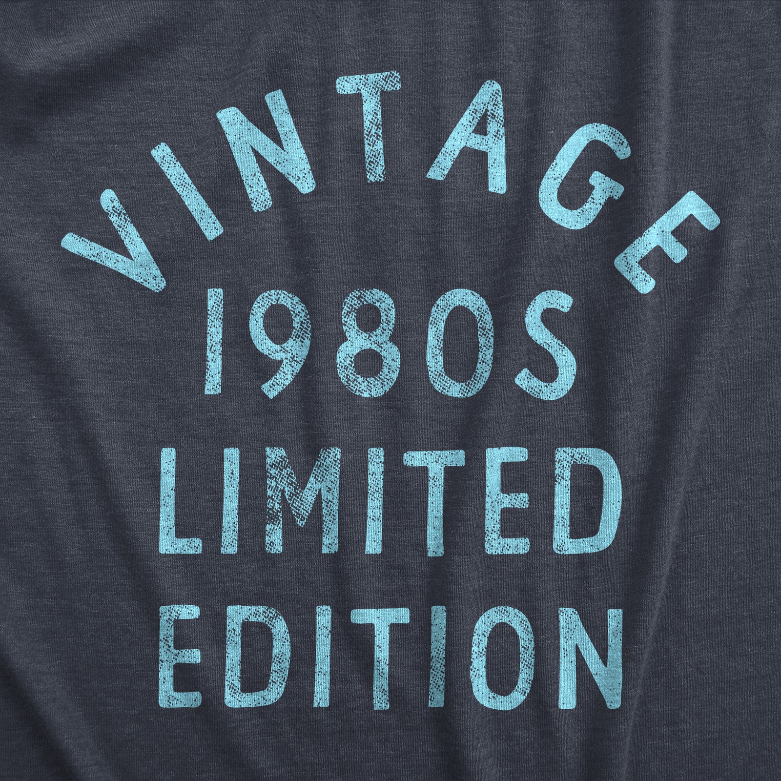 Womens Vintage 1980s Limited Edition T Shirt Funny Cool 1980 Theme Classic Tee