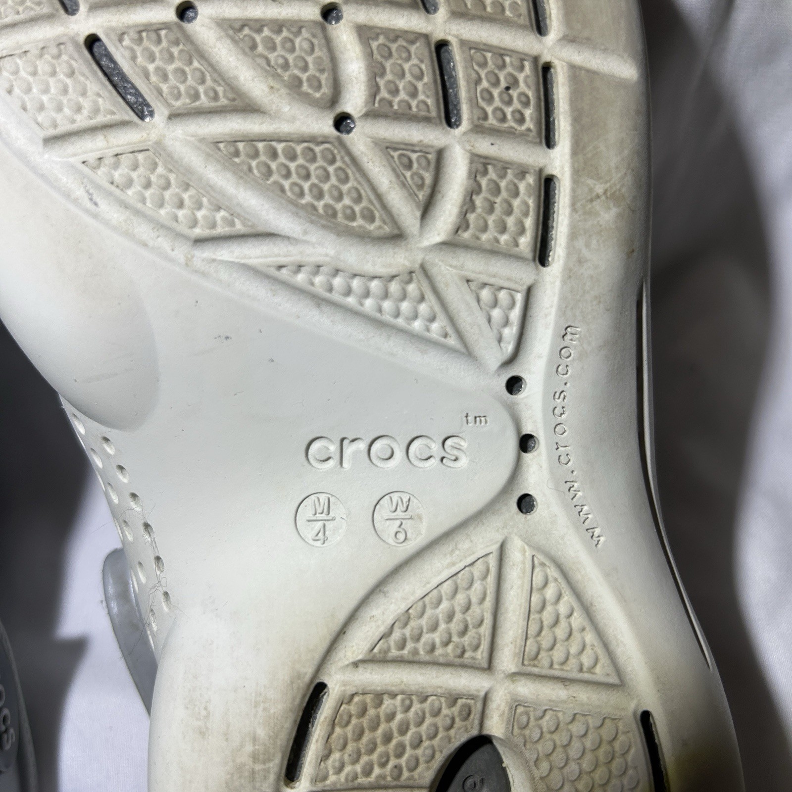 Crocs LiteRide 360 Clog Sandal Gray Shoes Adult Unisex Size Men 4 / Women 6