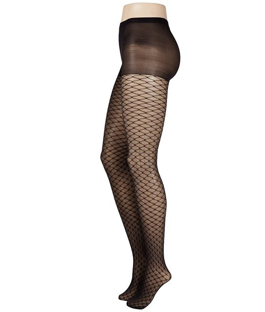HUE Faux Net Sheers Control Top Pantyhose Black Size 2 – NWT