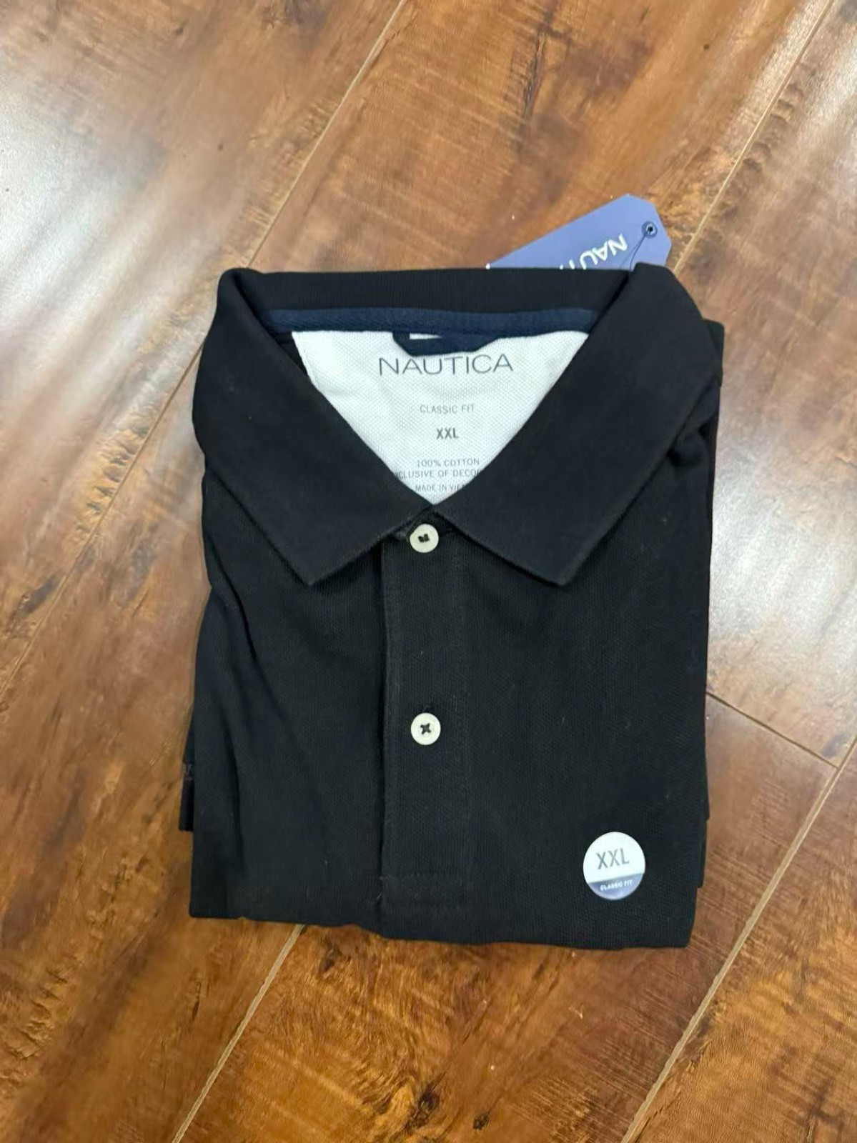 Nautica Short Sleeves Classic Fit Solid Polo Shirt XS S M L XL XXL 3XL