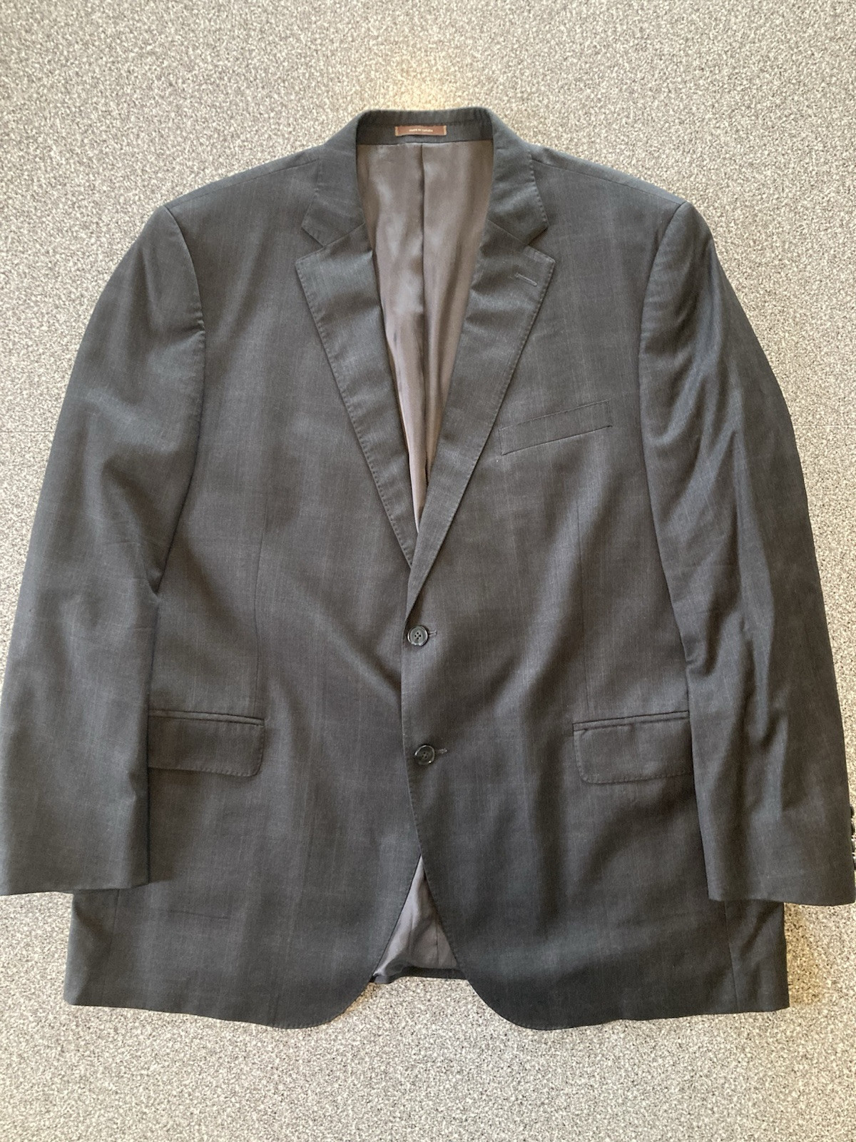 READ 2 Piece: Peter Millar Suit Men 48T Grey Wool Stretch 2 Button+Pants 40×28