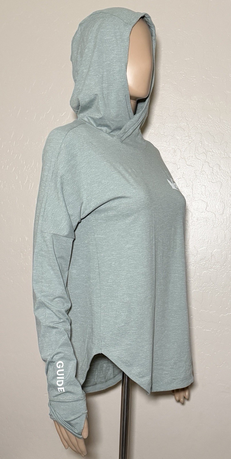 REI Co-op Womens Small Sahara Shade Hoodie Sea Olive Green Hike Active Top