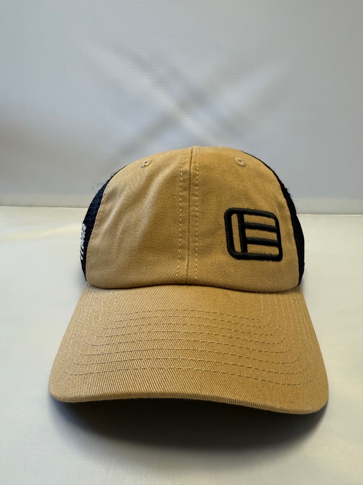 New EOTECH Embroidered Hat Tan Black Cap One Size Fits Most Adjustable Back