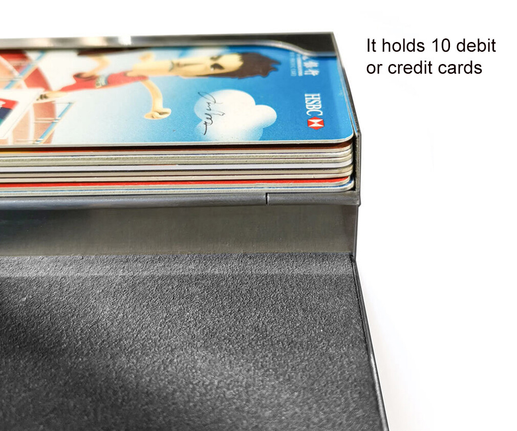 Cool Batman Novelty Stainless Steel Business Men Money Credit Card Holder Wallet