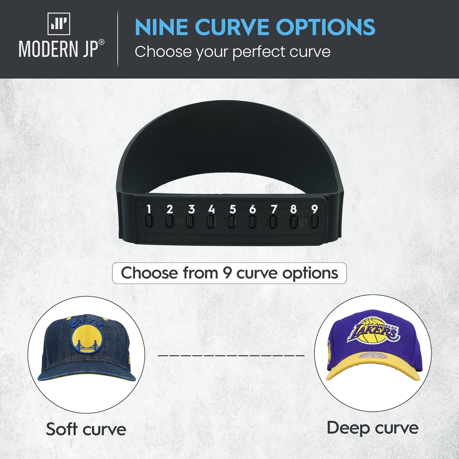 Modern JP Hat Brim Bender (1 PC) – Perfect Curve Band, Steaming Optional Hat Sha