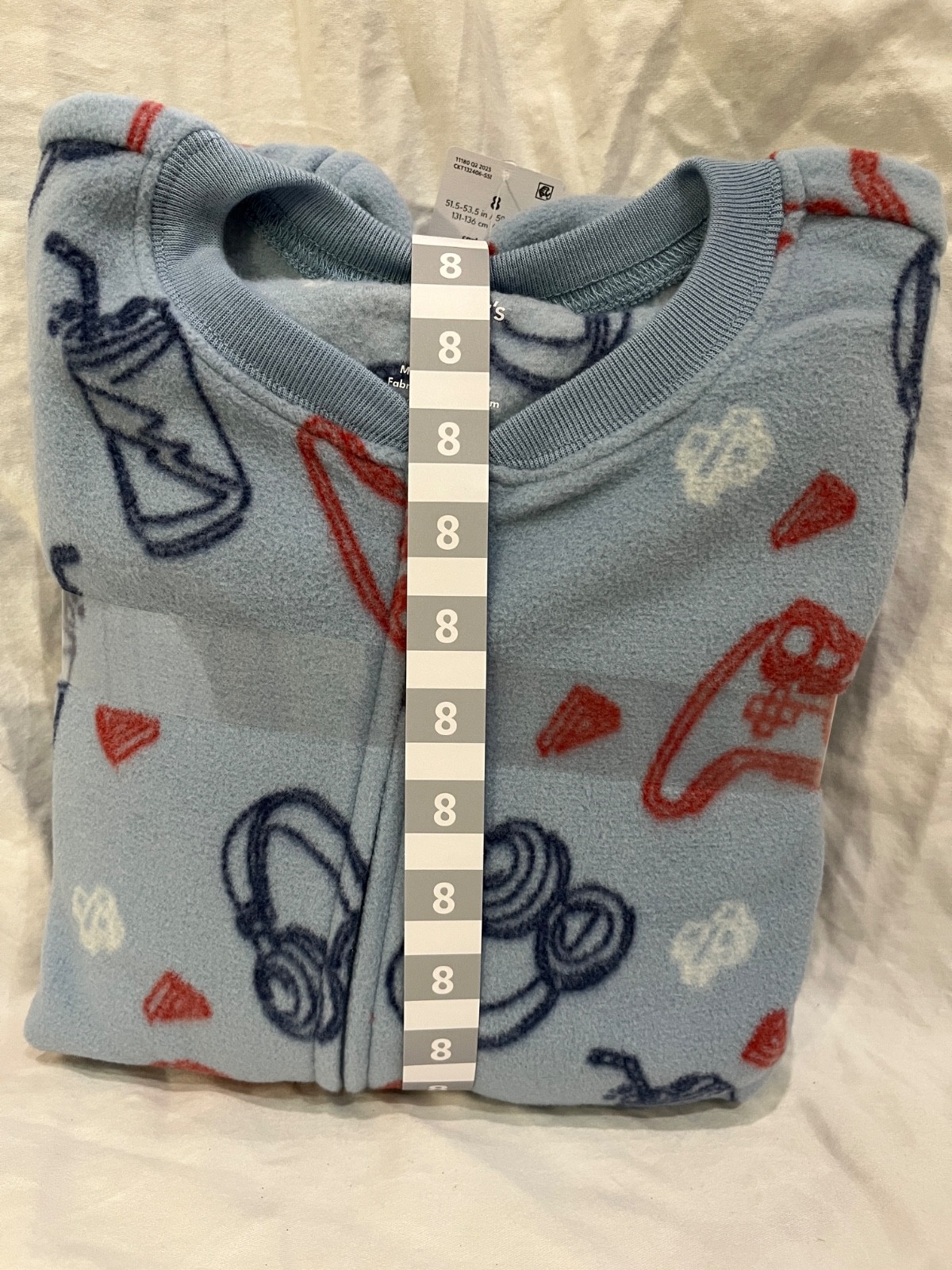 Carter’s Kid Boys 1-Pc Video Game Controller Fleece Footie Pajamas Many size NEW