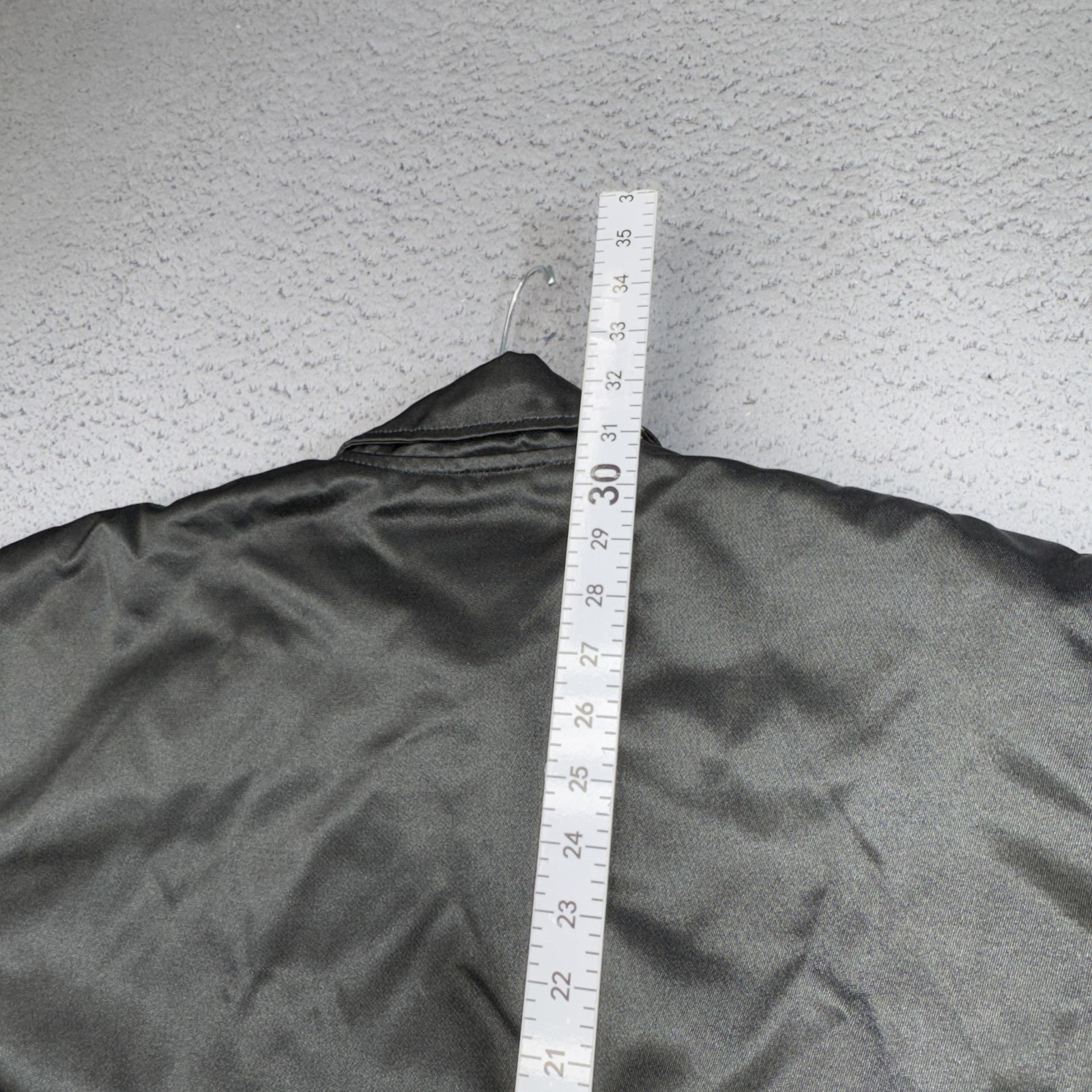 Alpha Industries Jacket Mens 46 Black Puffer Military Tactical Coat USA Made