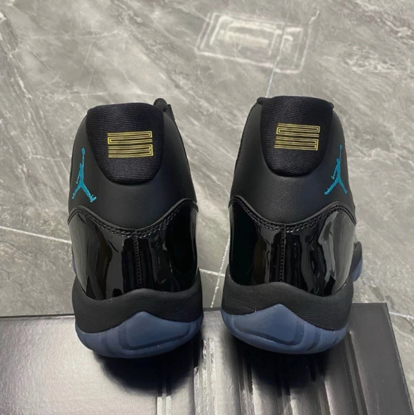 Air Jordan 11 “GAMMA” Blue Black High Top Retro Basketball Shoes For Men