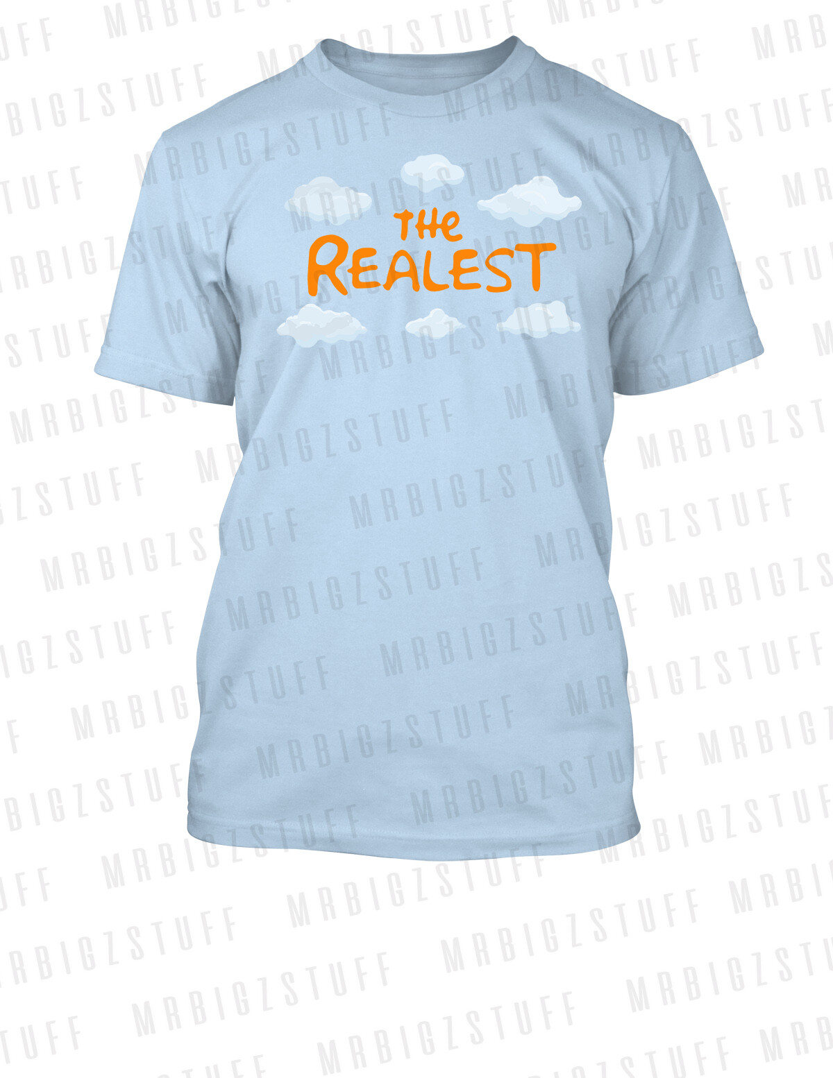 The Realist in Clouds Sneaker Tee Shirt Big & Tall or Small Sneakers Hip Hop Tee