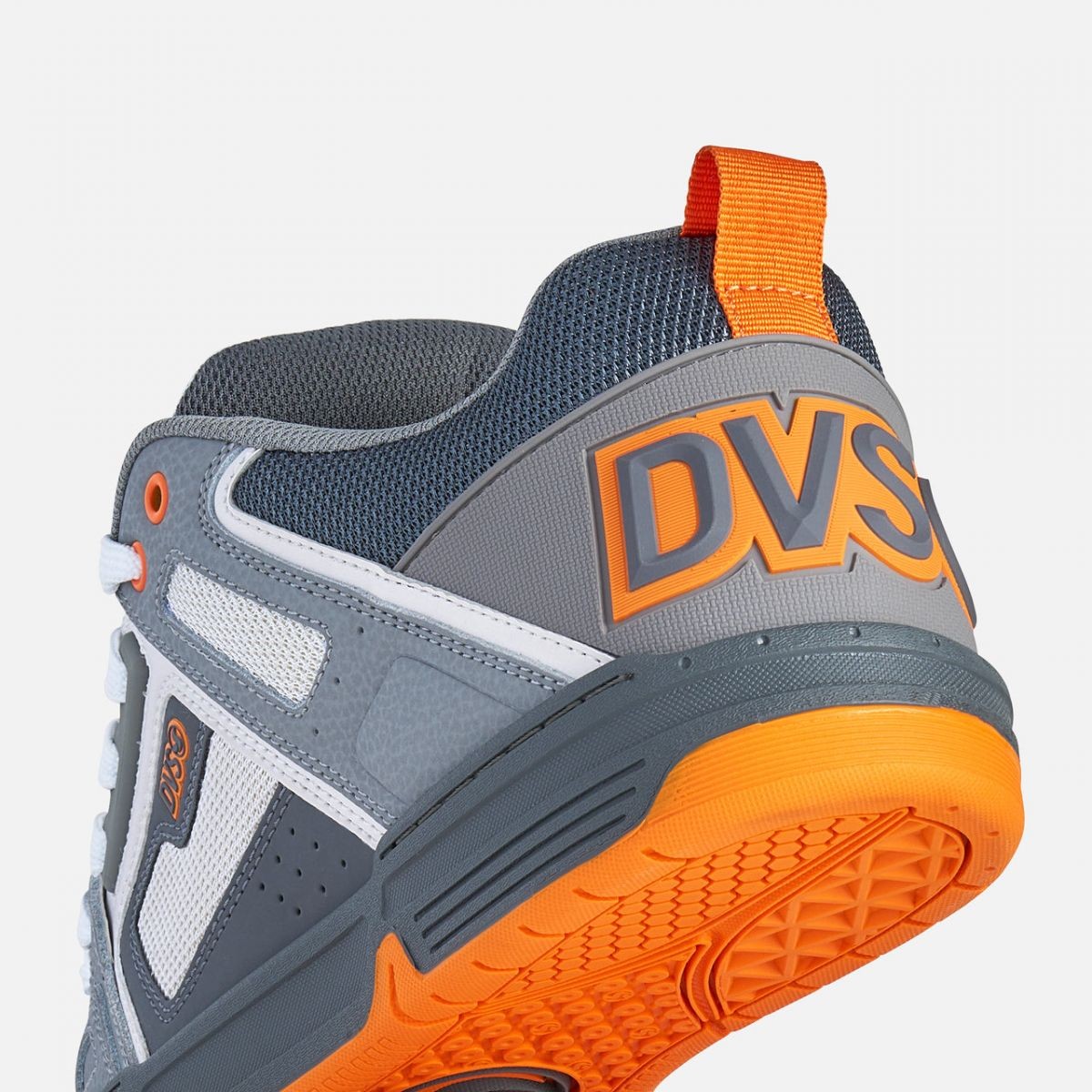 DVS Men’s Comanche Skate Shoe Charcoal/Grey/Orange – DV01318017, Charcoal/Grey/O