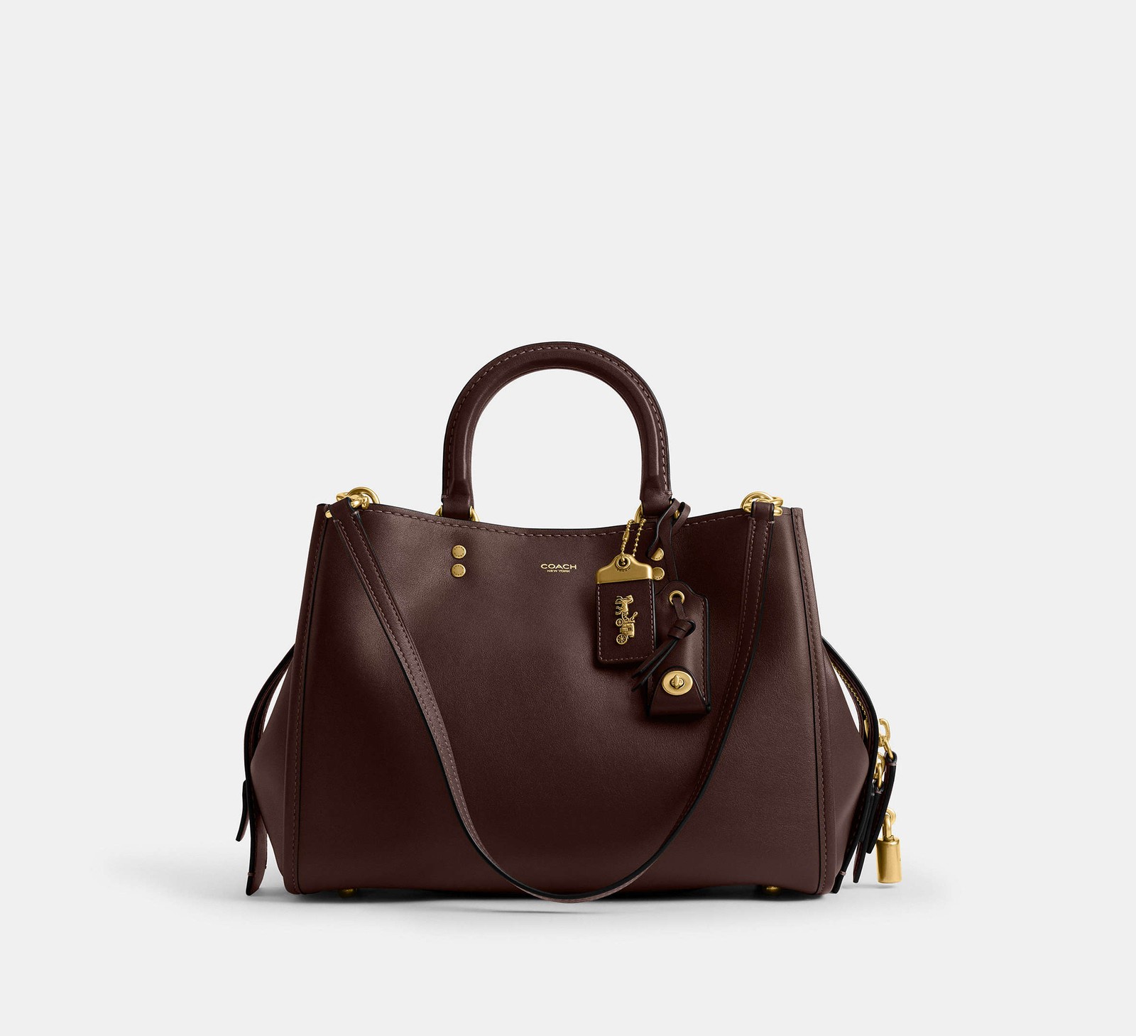 COACH CCX23 Rogue 31 Bag Soft Grain Leather Satchel Crossbody Shoulder 2WAY