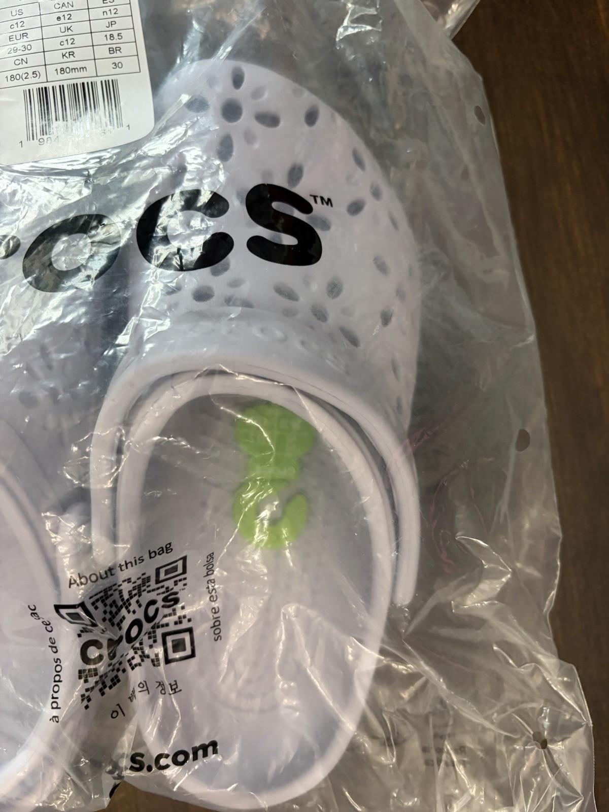 Crocs Classic Floral Cut Out Clog Purple Moon Men 4 / Women 6 210927-5BR