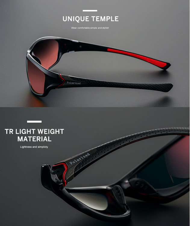 Polarized Sport Sunglasses For Men Women Outdoor Driving Fishing UV400 Glasses
