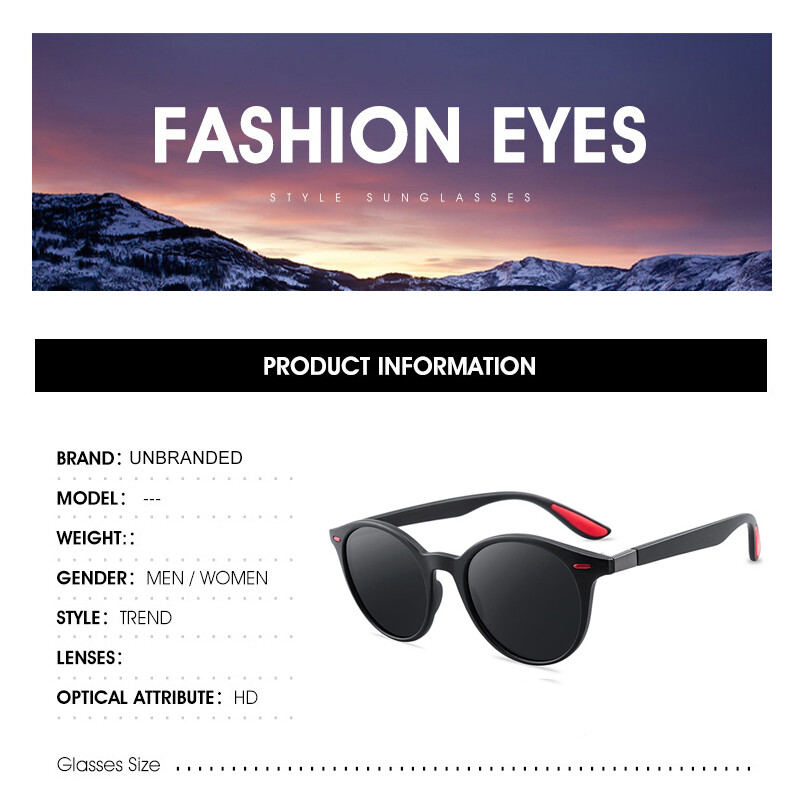Polarized Sunglasses Men Women Classic Retro Designer Style Sun Glasses Eyewear