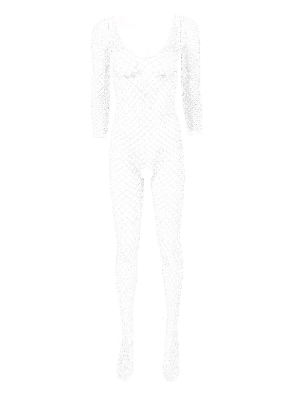 Women Bodysuit Sexy-Lingerie Fishnet Body-Stocking Babydoll Sleepwear Nightwear