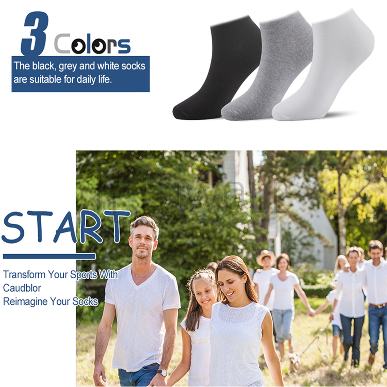 Ankle Socks Sport Cotton Crew Socks Low Cut Invisible for Men & Women
