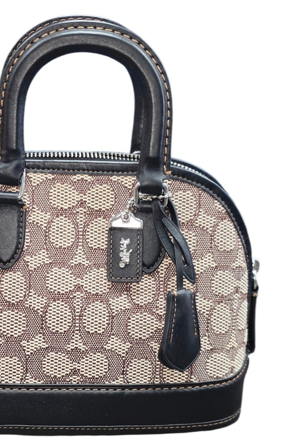 COACH 1941 Revel Bag 24 in Signature Jacquard and Glovetanned Leather