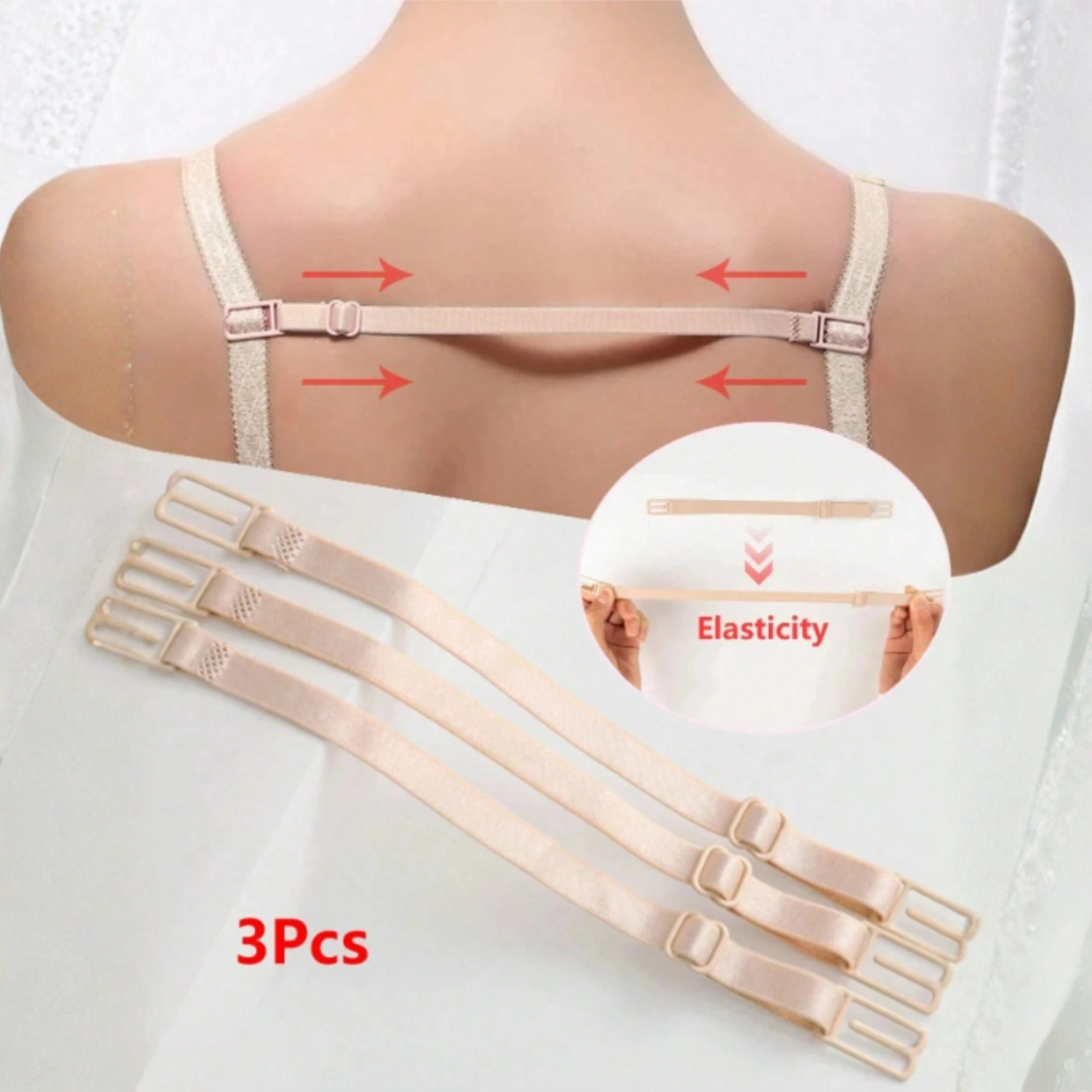 Anti Slip Straps Clips Holder Bra Women Non-Slip Adjustable Bra Sports Rope Back