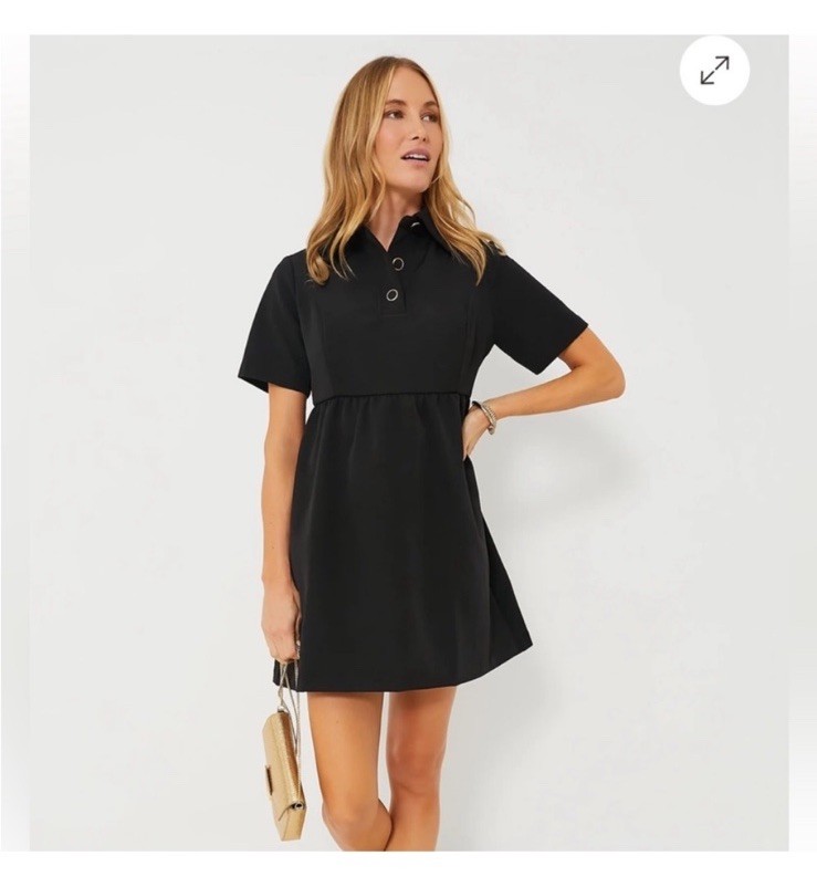 Pomander Place Tuckernuck Dress XL Black Arnelle Dress Classic Black Preppy NEW