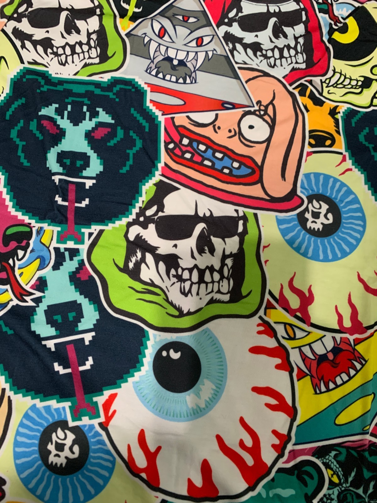 Memorial Weekend Sale – MISHKA Sticker Collage shirt Brand New size XL