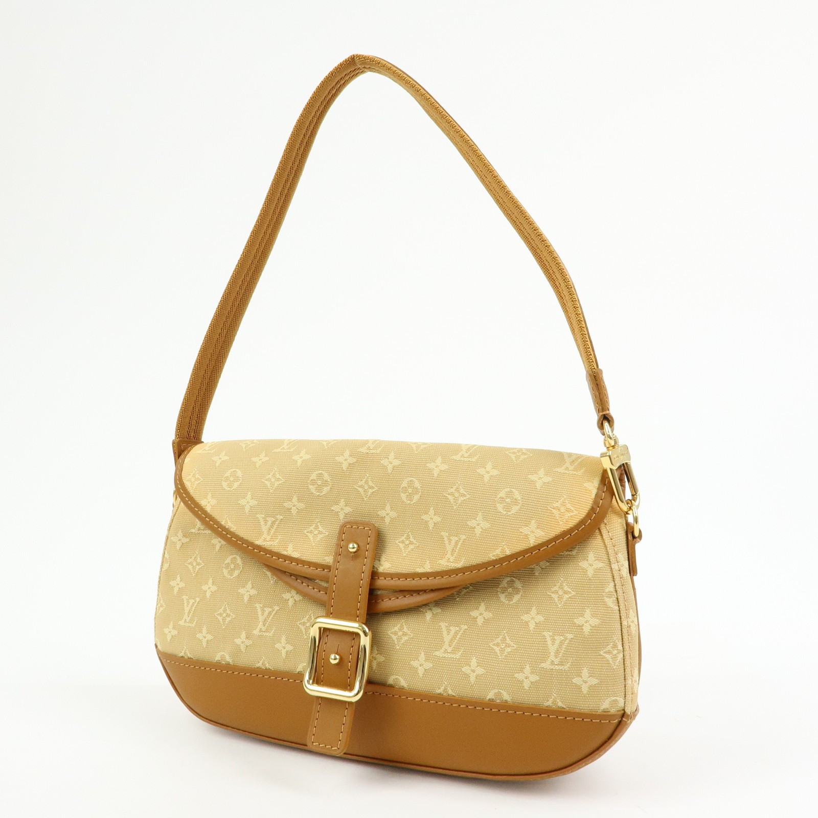 Louis Vuitton Monogram Mini Marjolie Hand Bag Beige M92694 Authentic Used F/S