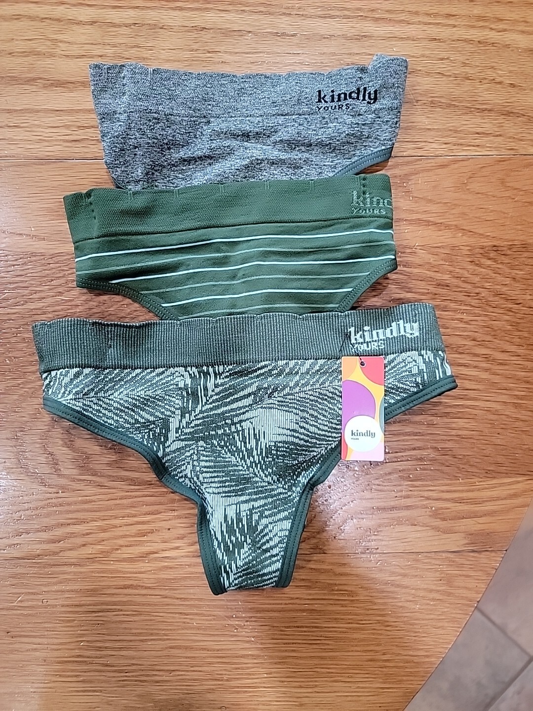 Kindly Yours Womens Sustainable Seamless Thong Panties 3Pk XS S M L XL 2XL 3XL