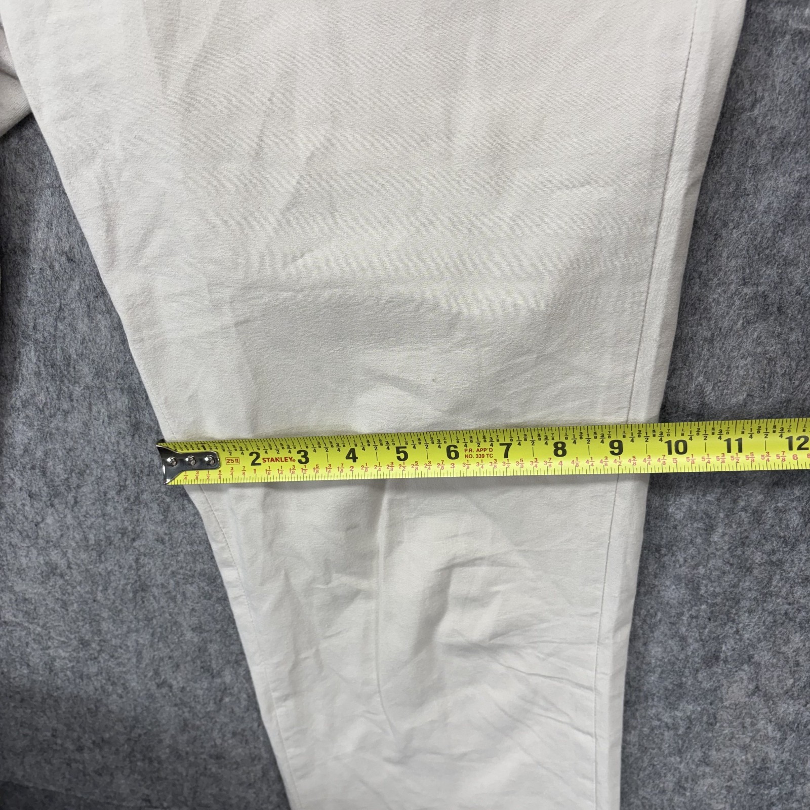 Jack Donnelly M4 Khaki Chino Pants Mens 35×29 Slim Tan Made in USA Preppy Flat