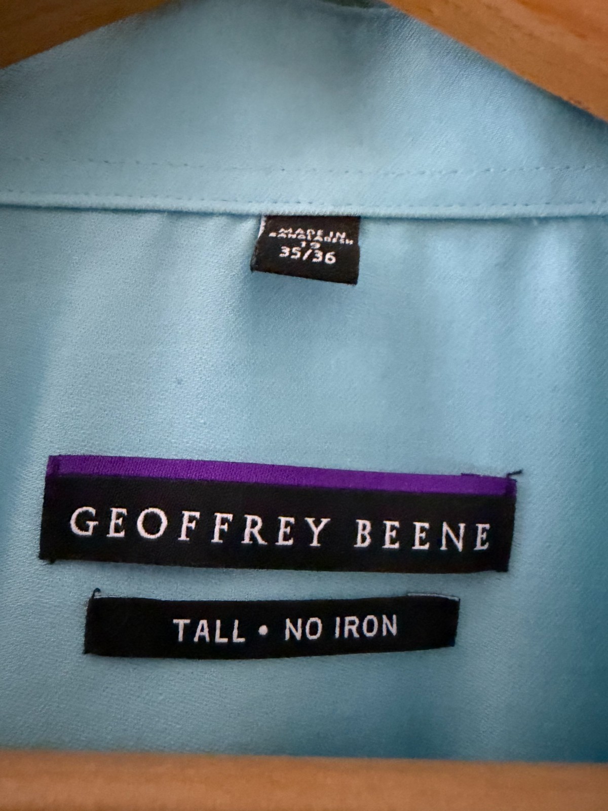 Geoffrey Beene Men’s Long Sleeve Button Down Shirt Size XL2 Long
