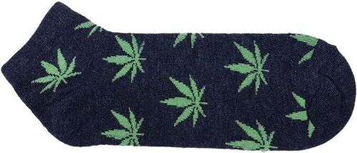 12 Pairs Mens Ankle/Quarter Crew Weed Leaf Socks Cotton Low Cut Socks 9-11,10-13