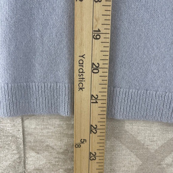 J.Crew Womens XXS 100% Cashmere Turtleneck Sweater Light Blue Periwinkle Ribbed