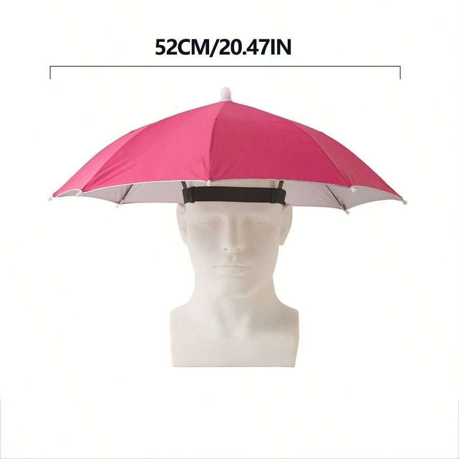 Umbrella Cap Suitable for Camping Fishing Elastic Headband UV Safe Umbrella Cap