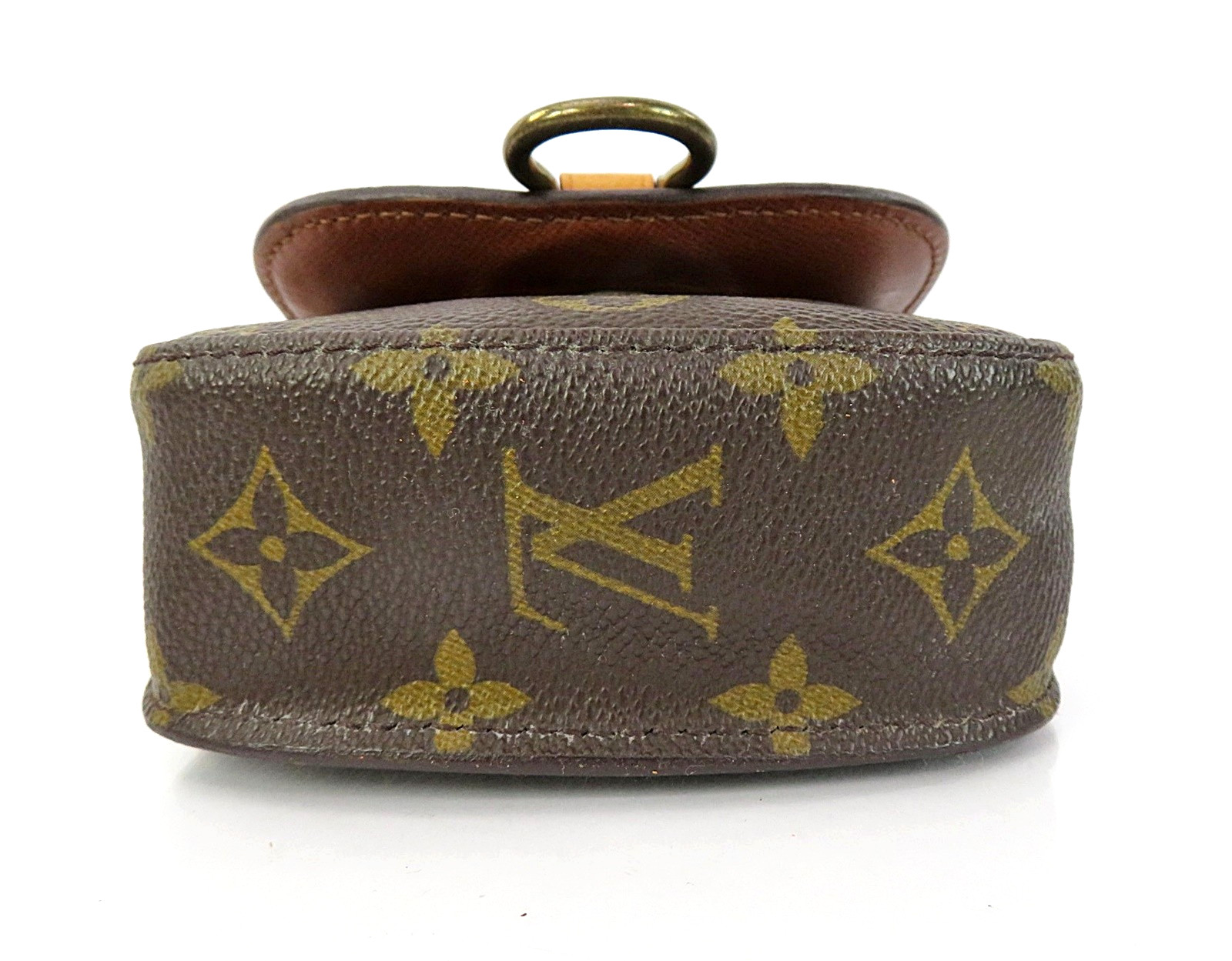 Auth LOUIS VUITTON Saint Cloud Mini Monogram Shoulder Bag Purse #64161