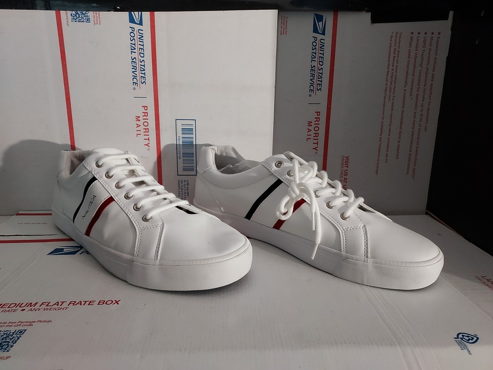 Men’s Nautica Avery White Low Cut Oxford Shoes size mens 12 – #319