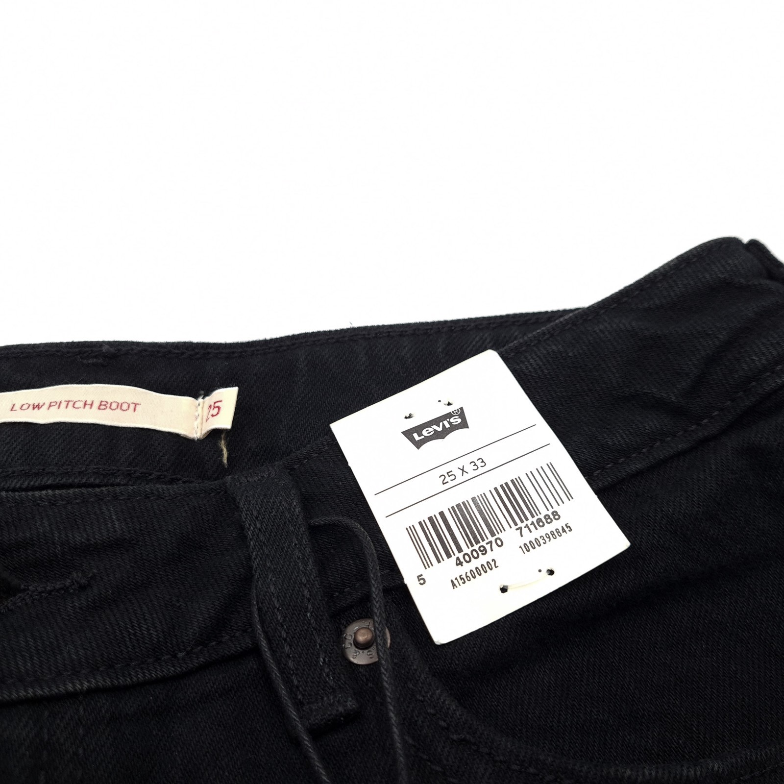 Levi’s Jeans Low Pitch Boot Women Stretch Slim Bootcut Ta1 Size W25 L33