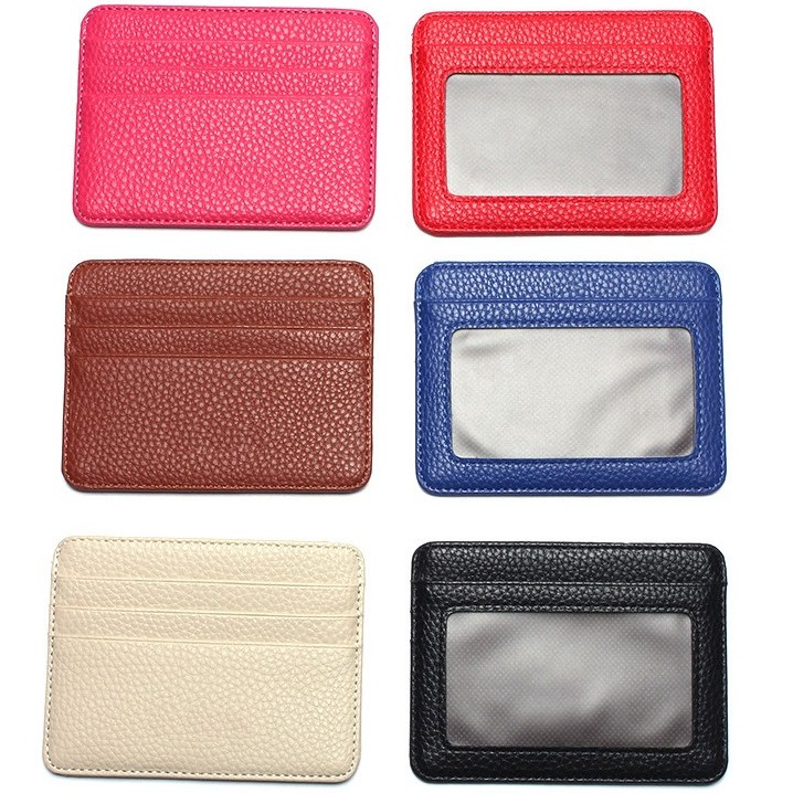 Mens RFID Blocking PU Leather Slim Wallet Money Credit Card Slots Coin Holder
