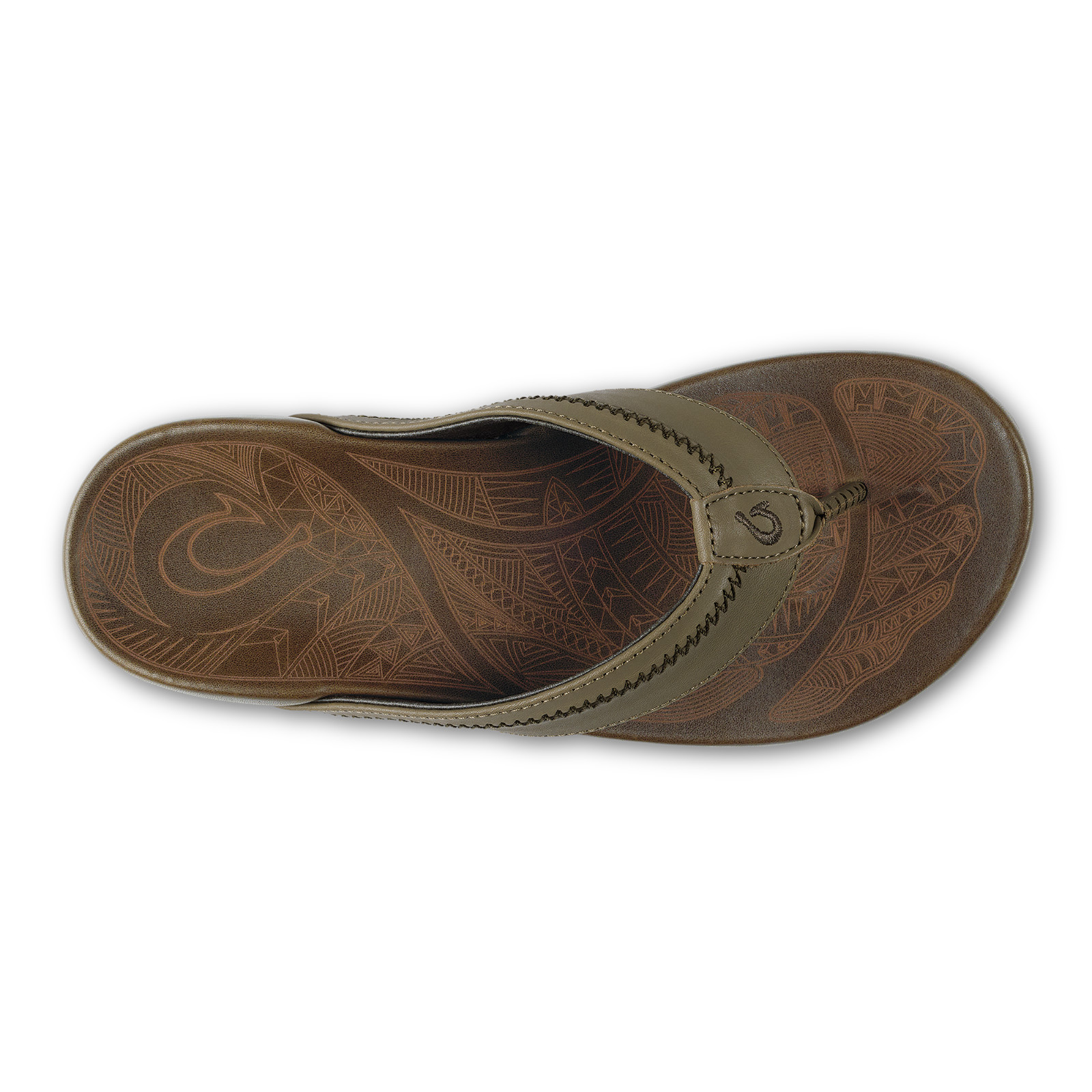 OluKai Hiapo Men’s Leather Sandals Brand New Authentic