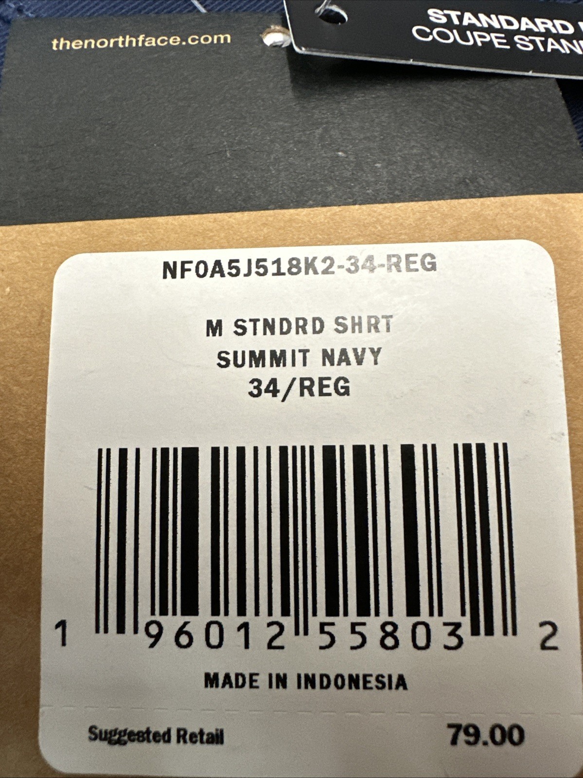 The North Face Standard Shorts Navy Blue 34 Reg Mesh Lined NWT NF0A5J518K2 $79