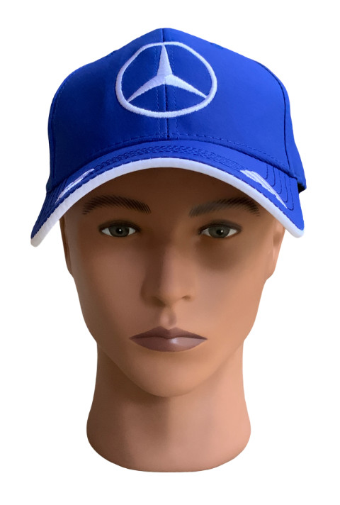 Blue AMG Petronas 12 Kimi Antonelli Drivers Cap. White Embroidery. Factory 2nd.