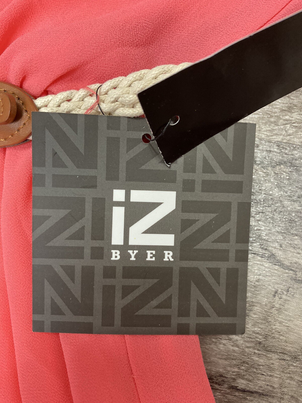 New IZ Buyer Dress Women’s Spaghetti Strap Size Medium Coral Orange Lined
