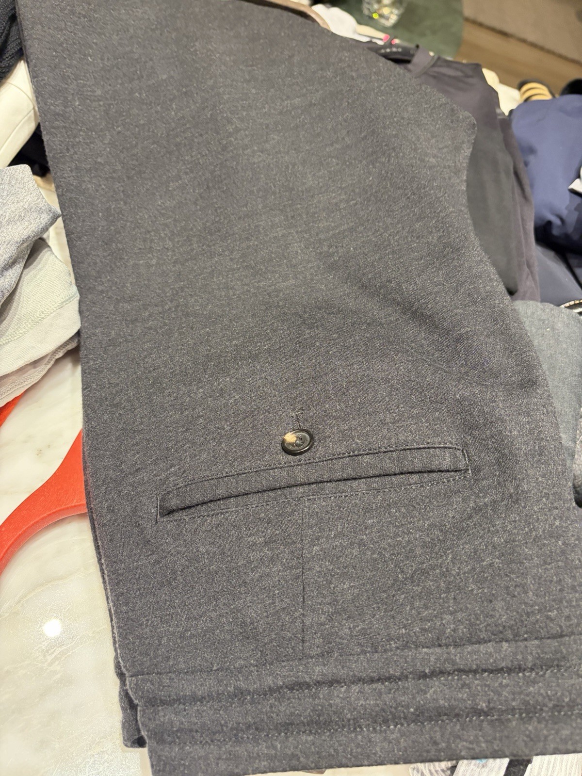 **Zegna Mens Luxury Grey Wool Drawstring Sweatpants. SZ S/48 WOW $1050 Retail