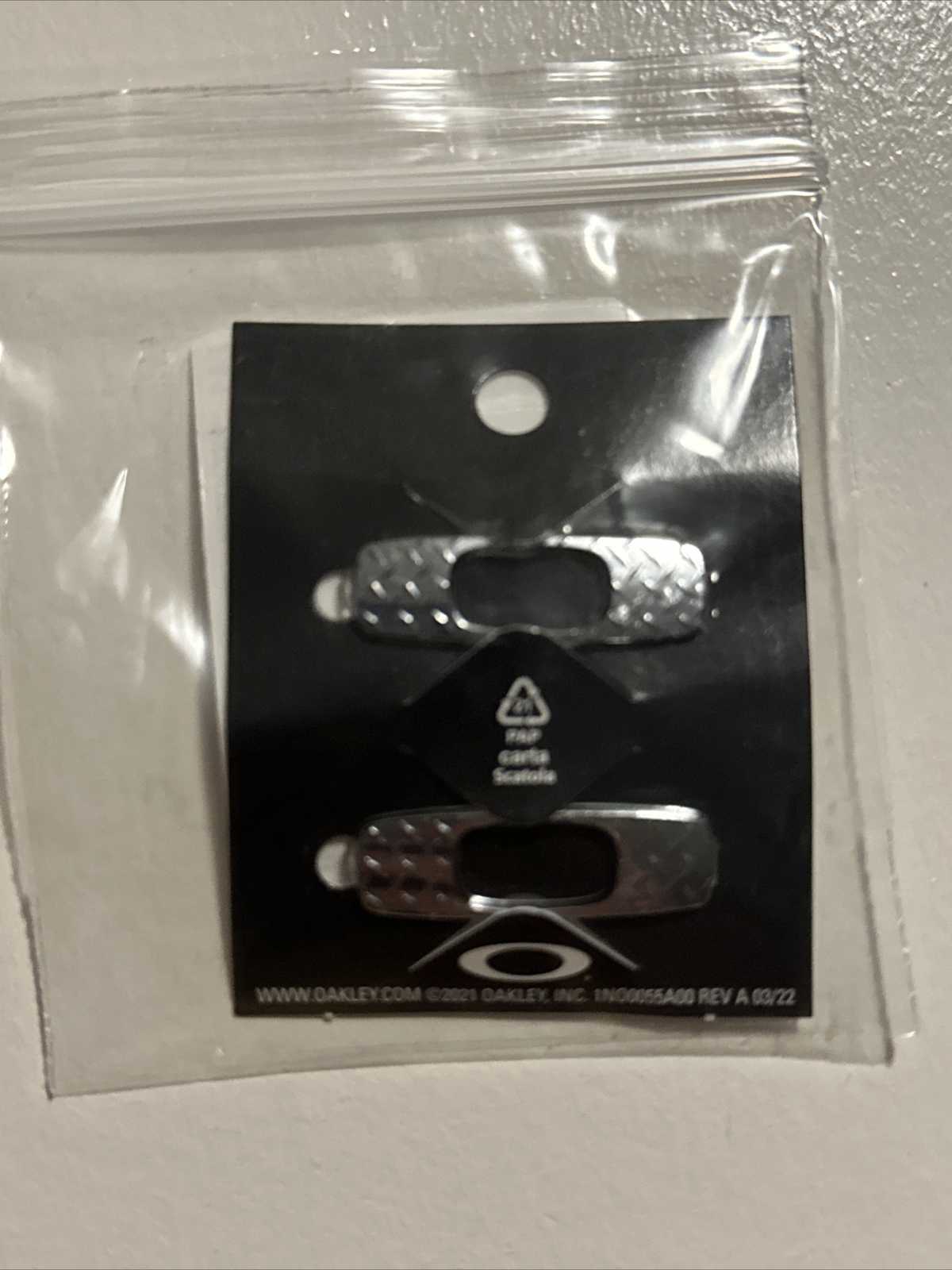Replacement Sunglasses Parts Batwolf Icon Pair Oakley Chrome Diamond Plate Frame
